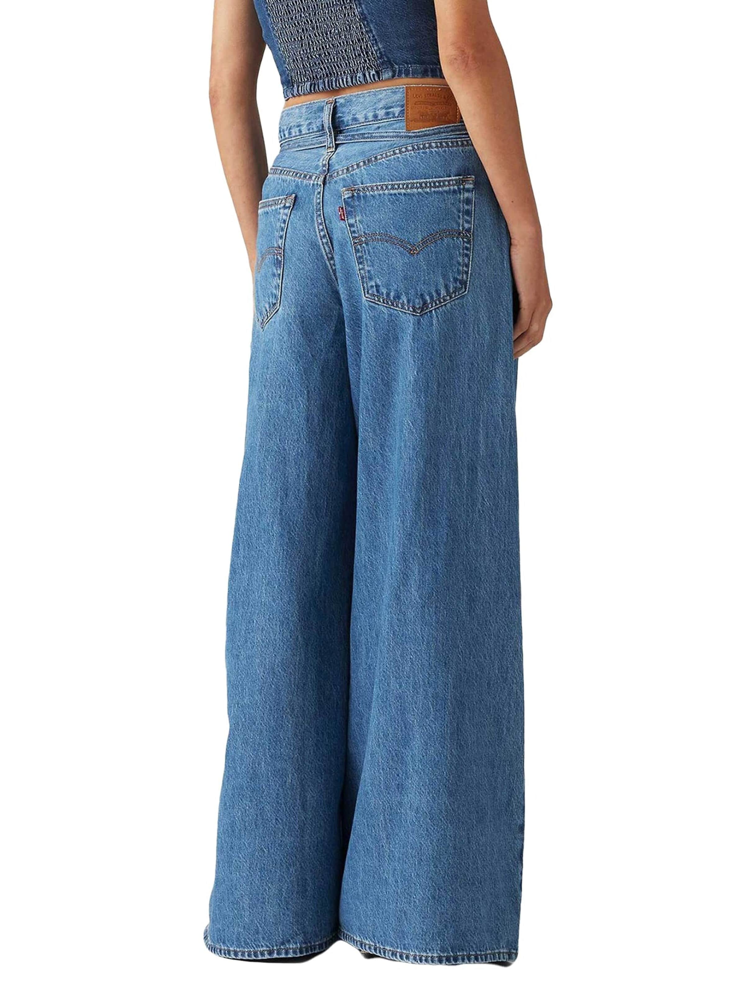 LEVI'S ® Luźne Jeansy 'XL SUPERWIDE CAUSE AND EFFECT DENIM JEANS' w kolorze niebieski