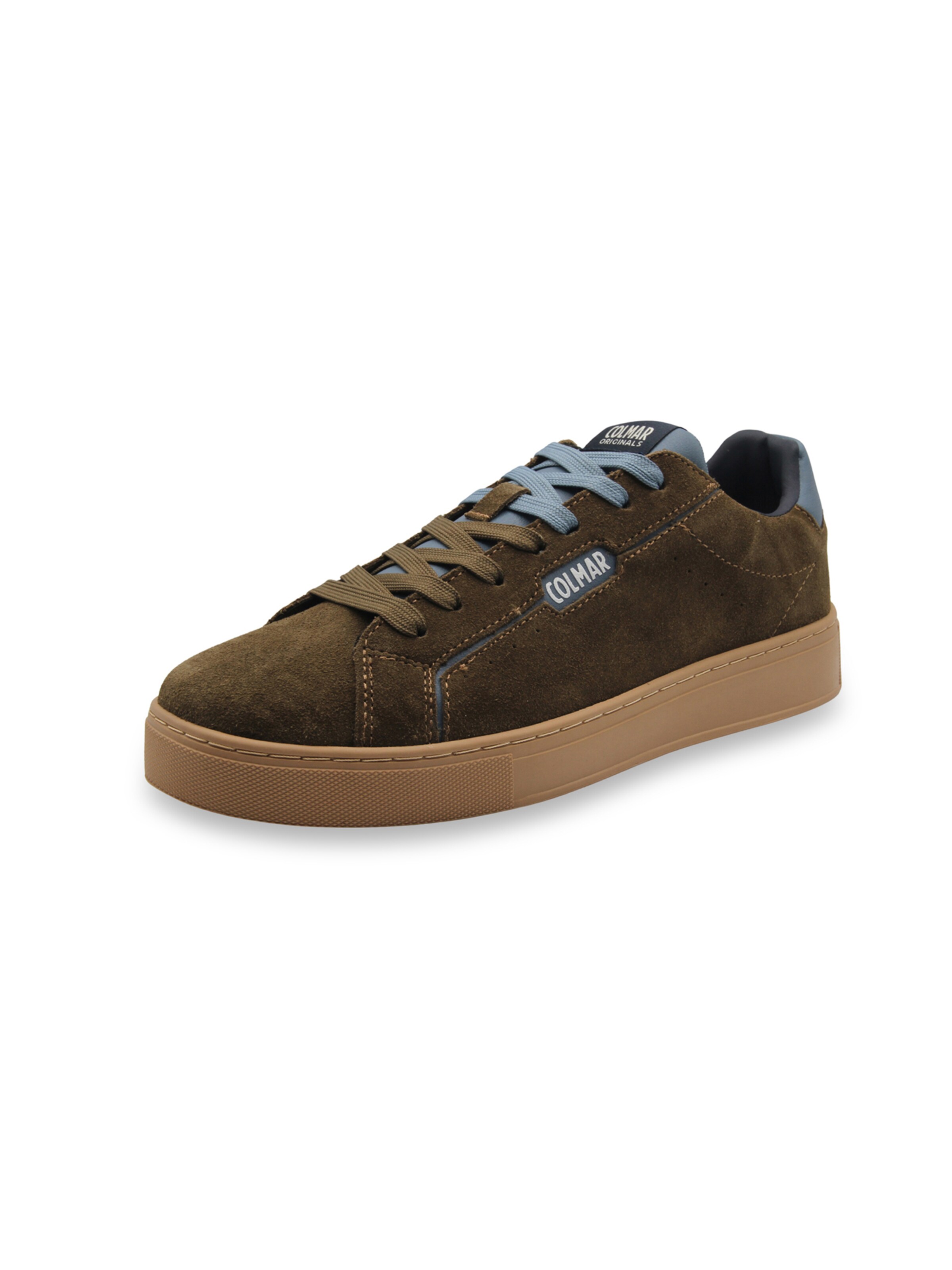 Baskets basses 'Bates' Colmar en marron : devant