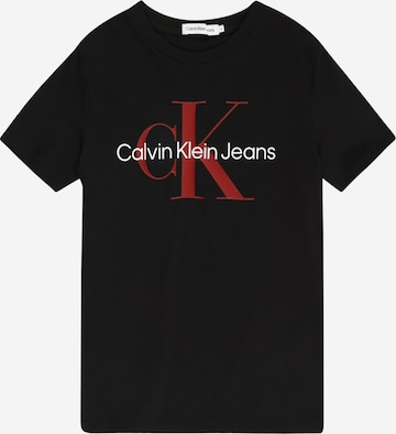 Calvin Klein Jeans Μπλουζάκι σε μαύρο: μπροστά