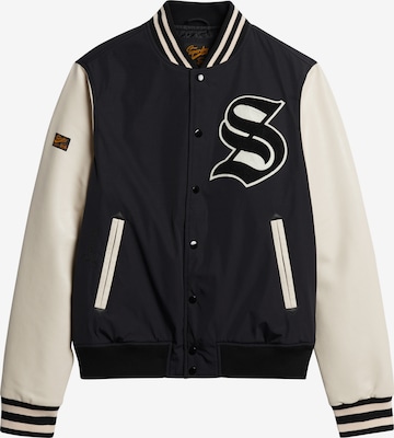 Veste mi-saison Superdry en noir : devant