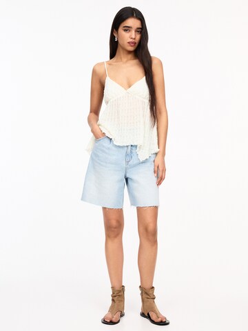 Haut Pull&Bear en blanc
