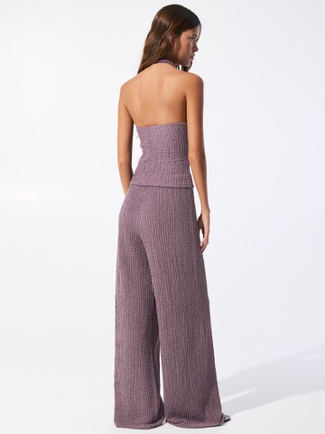 Pull&Bear Top | vijolična barva