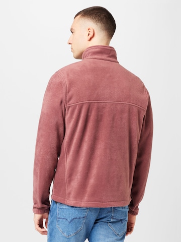 Coupe regular Veste en polaire fonctionnelle COLUMBIA en rouge