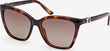 GUESS Sonnenbrille in Braun: Vorderseite