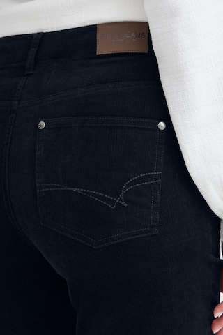 évasé Pantalon Pulz en bleu