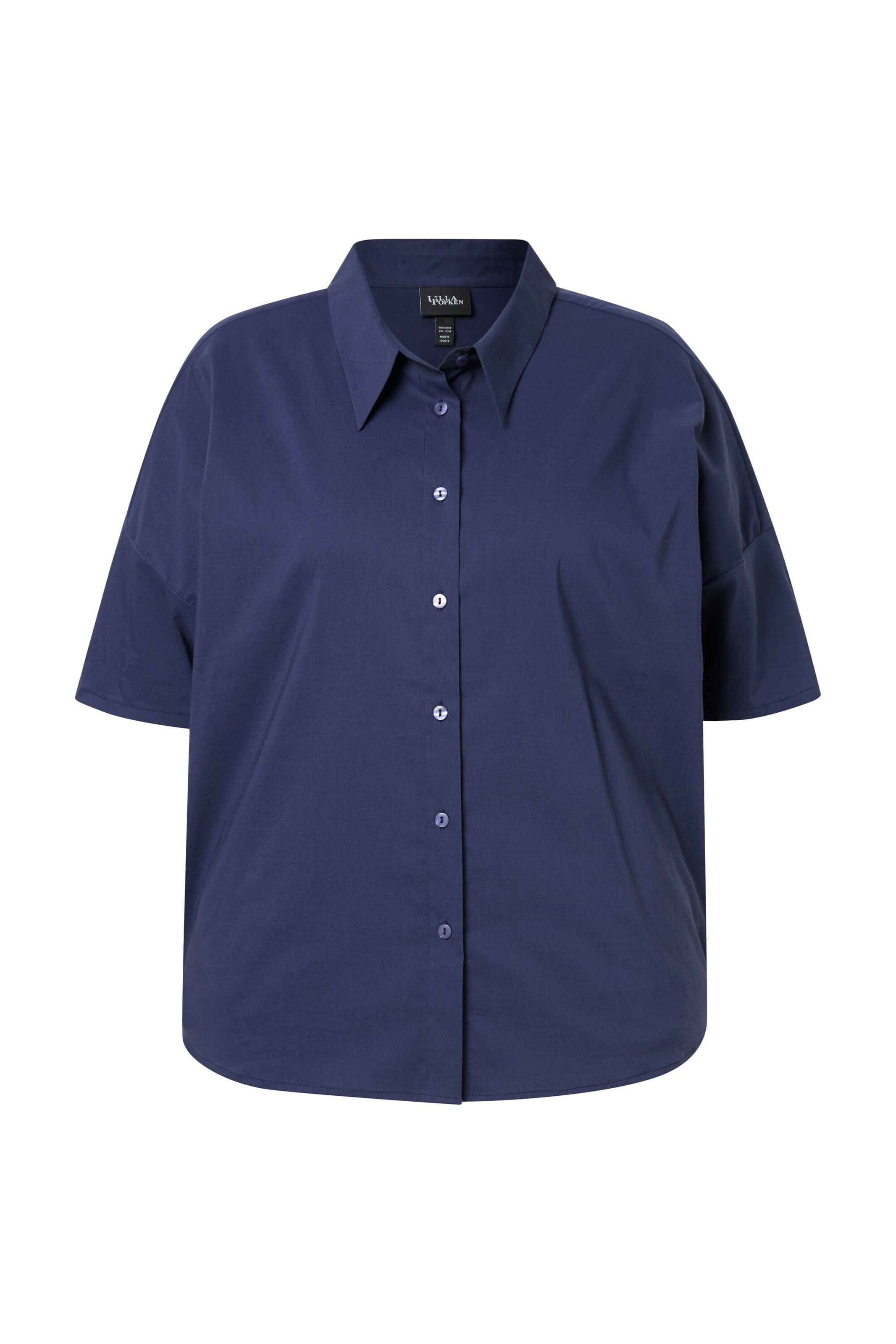 Ulla Popken Bluse in Blau: Vorderseite