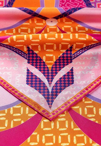 Roeckl Doek 'Flower Mandala' in Roze
