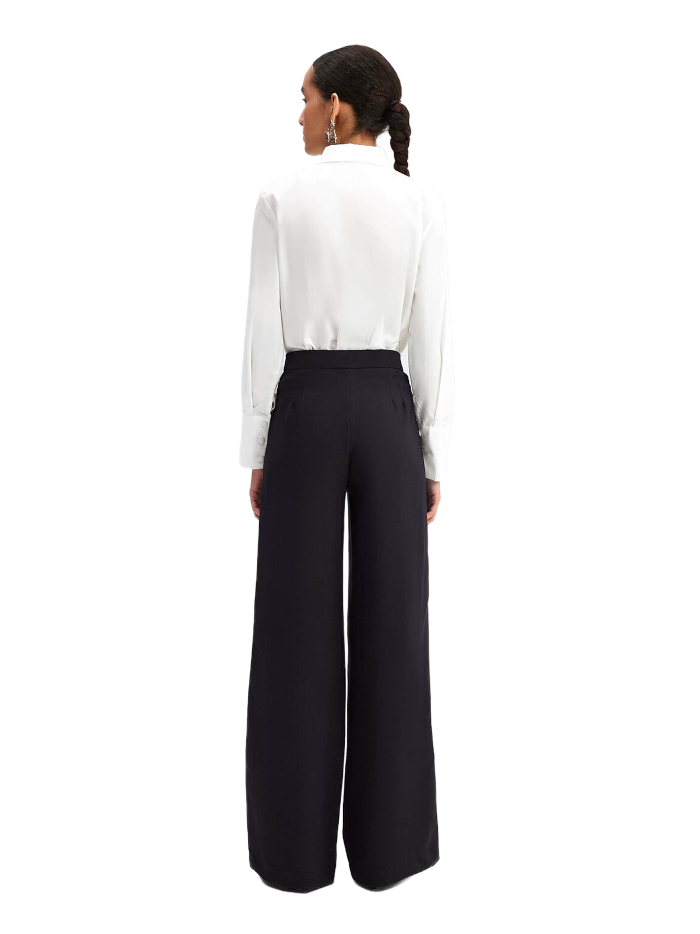 Touche Prive Wide leg Broek in Zwart