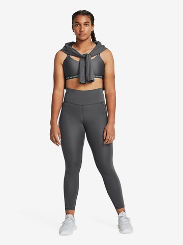 UNDER ARMOUR Skinny Workout Pants 'Meridian' in Grey