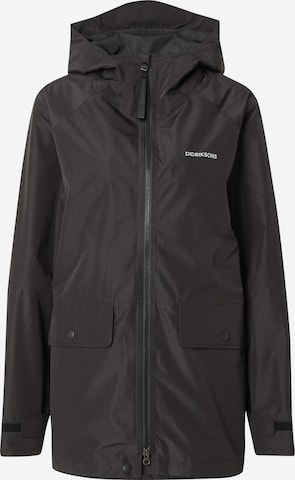 Giacca per outdoor 'Tone' di Didriksons in nero: frontale
