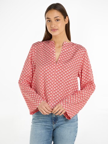 TOMMY HILFIGER Blouse in Rood: voorkant