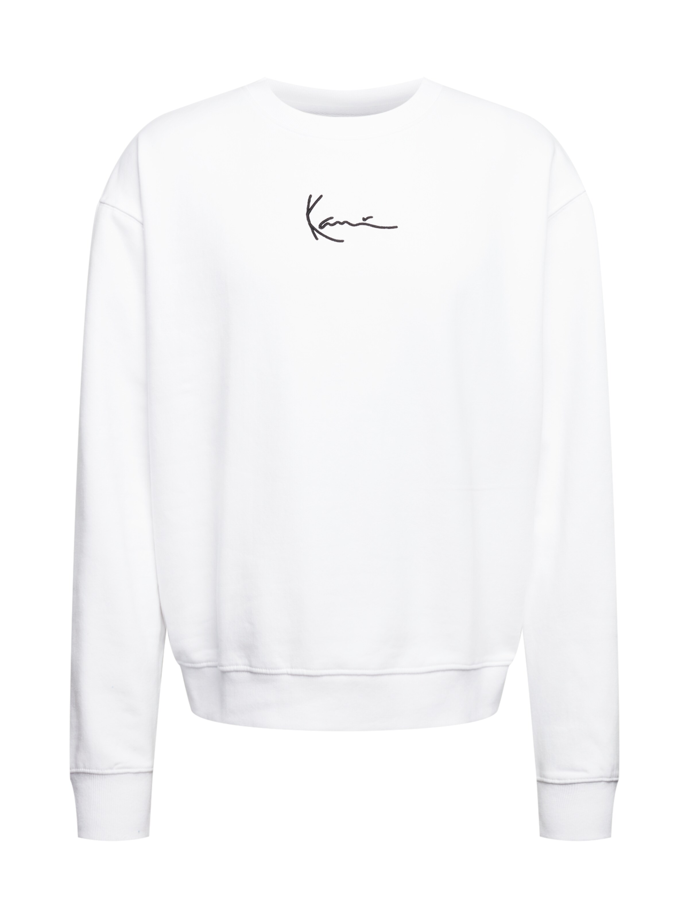 Karl Kani regular Μπλούζα φούτερ σε λευκό: μπροστά