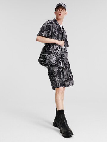 KARL LAGERFELD JEANS Regular fit Overhemd in Zwart