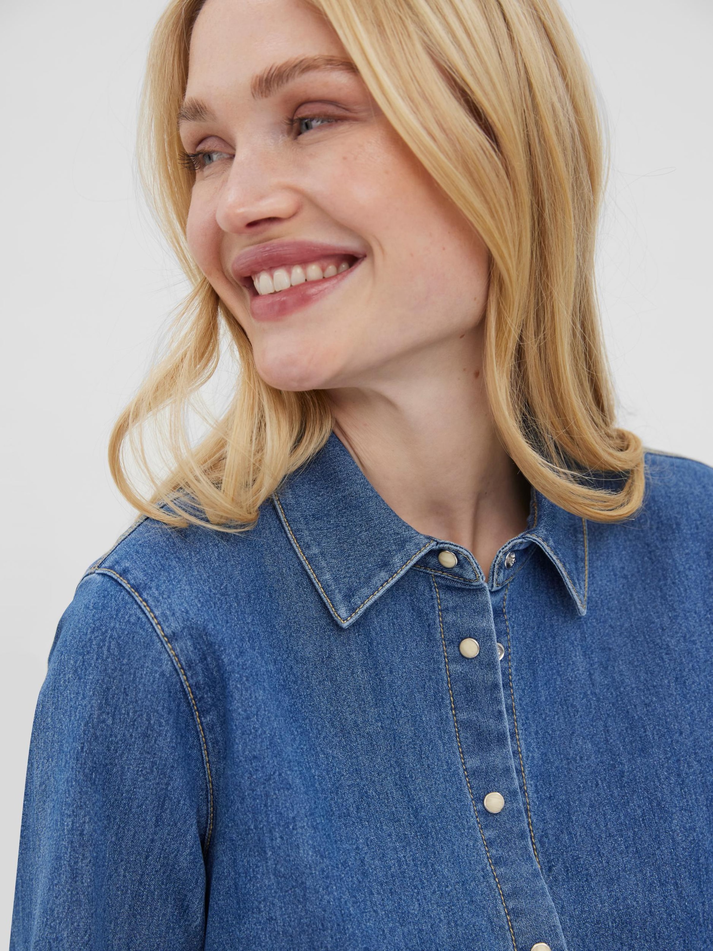 Frauen Große Größen VERO MODA Bluse 'Sea' in Blau - PL85488 Frauen Große Größen VERO MODA Bluse 'Sea' in Blau - PL85488
