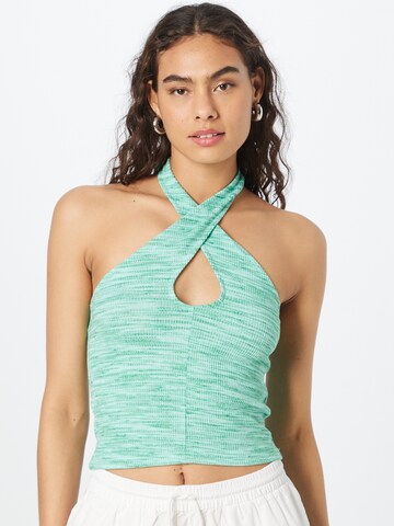 Gina Tricot - Top 'Reggie' en verde: frente