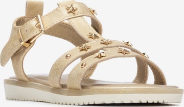 Xti Sandale in Gold: Vorderseite