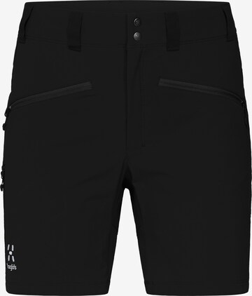 Haglöfs Regular Outdoor Pants in Black: front