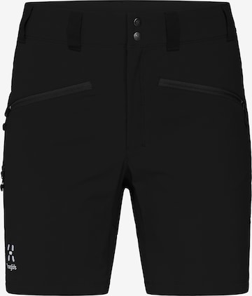 Haglöfs Regular Outdoor Pants in Black: front