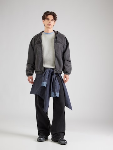 Bluză de molton de la ALPHA INDUSTRIES pe gri