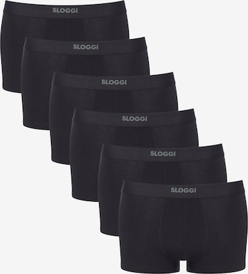 SLOGGI - Calzoncillo boxer en negro: frente