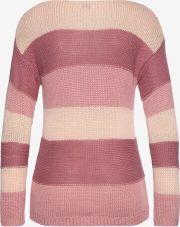 LASCANA Pullover in Pink