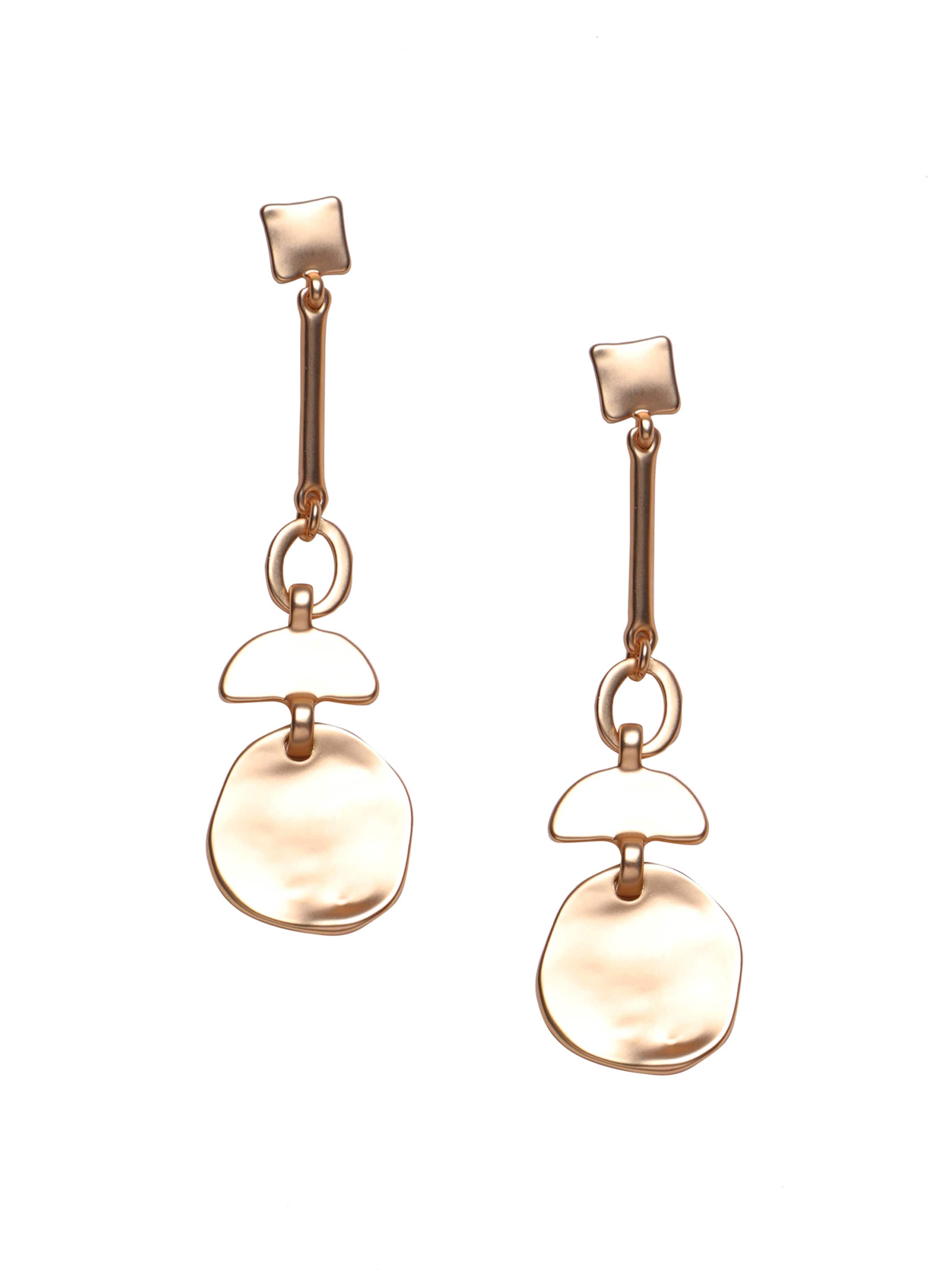 SOHI Σκουλαρίκια 'Genda' σε χρυσό: μπροστά