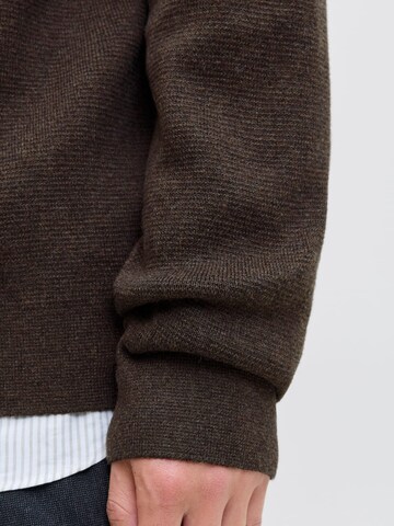 JACK & JONES Sweater 'Blamilano' in Brown