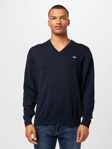 GANT - Pullover 'Classic' em azul: frente