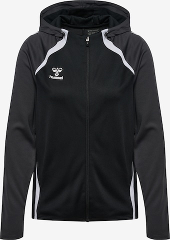 Hummel Sportsweatjacke 'Lead 2.0' in Schwarz: Vorderseite