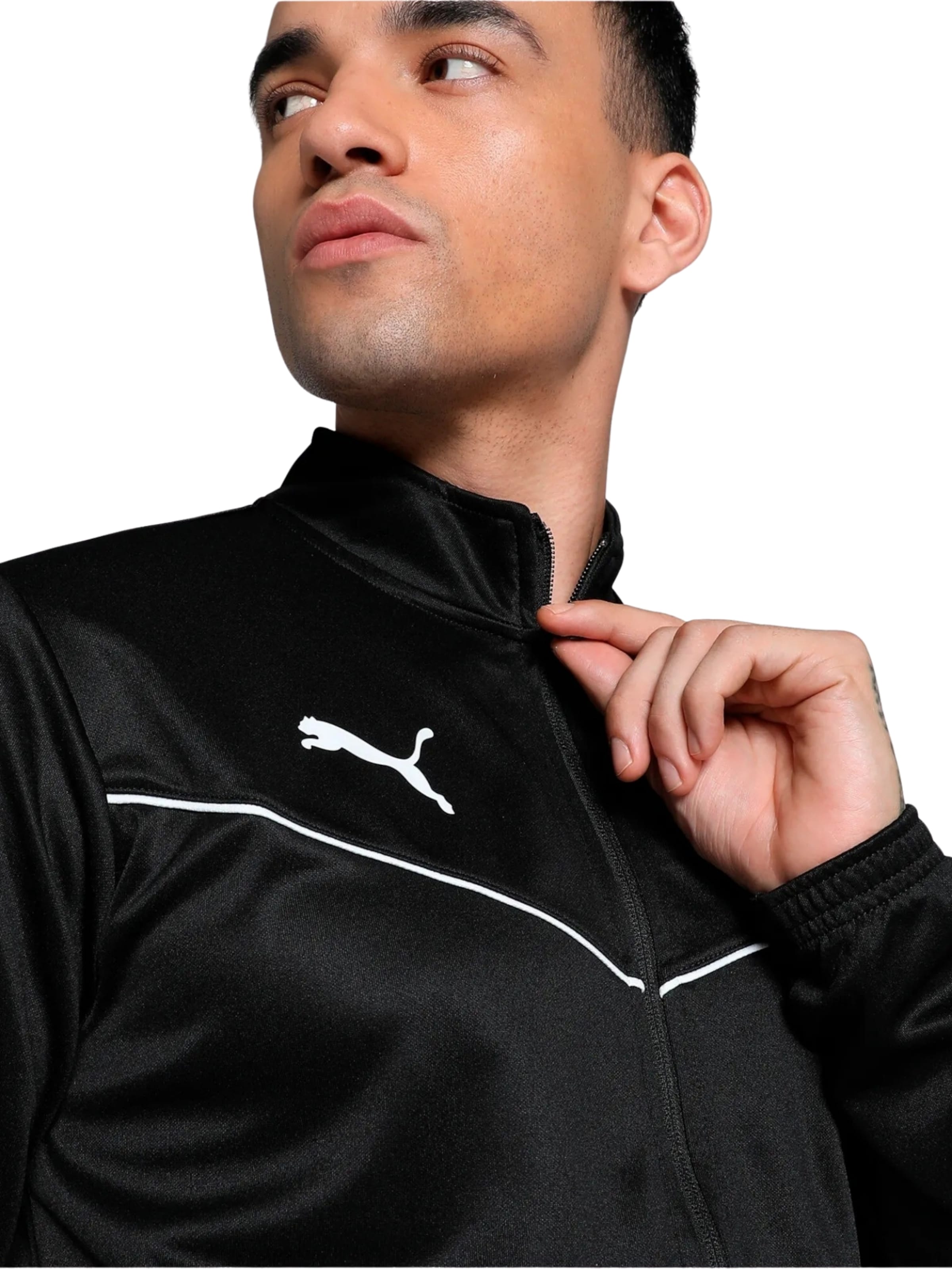 PUMA Jakna za trening 'Teamrise' | črna barva