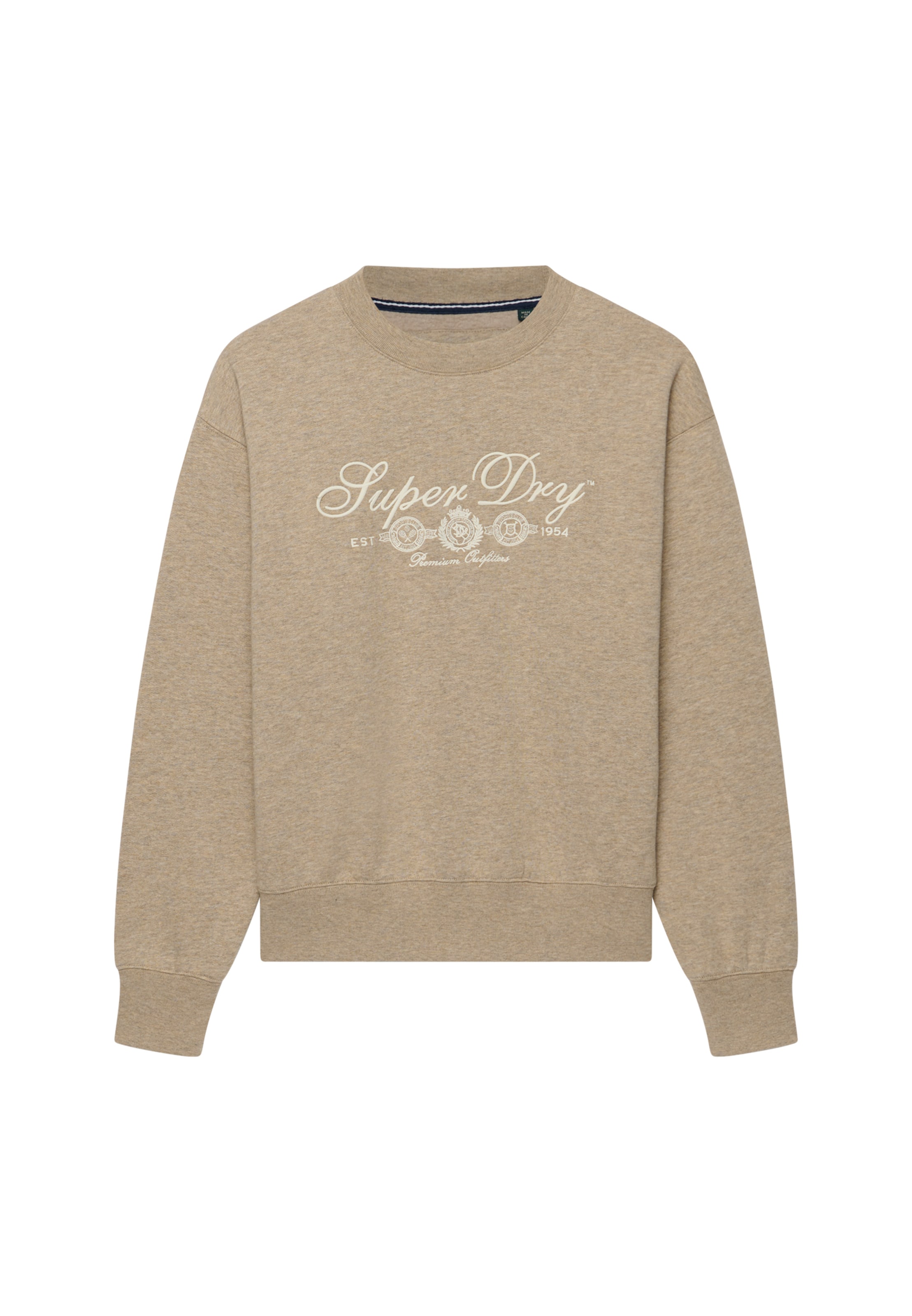 Sweat-shirt 'Country Club' Superdry & Co en beige : devant