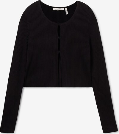 TOM TAILOR DENIM Knit cardigan in Black, Item view