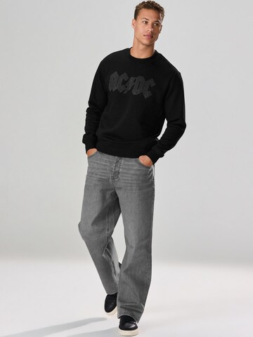 Next Sweatshirt 'ACDC' in Black