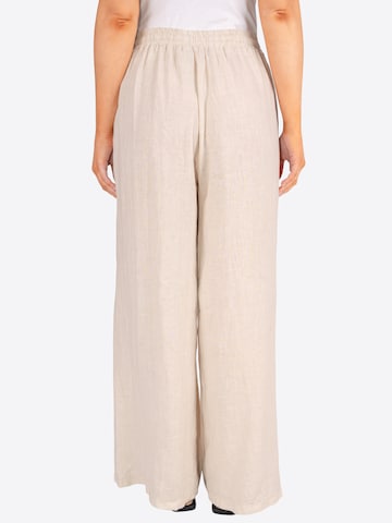 Wide Leg Pantalon 'Perla' Seasons of April en beige
