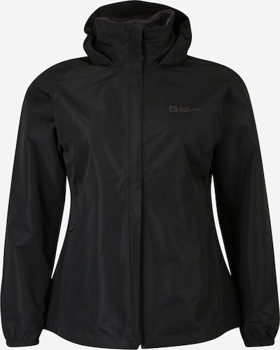 JACK WOLFSKIN Outdoor jacket 'Stormy Point' in Black, Item view