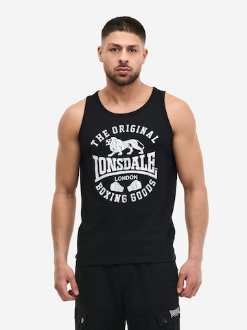 LONSDALE Shirt 'Bowes' in Black: front