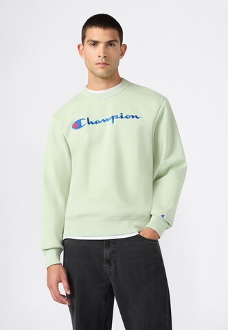 Champion Sweatshirt i grön: framsida