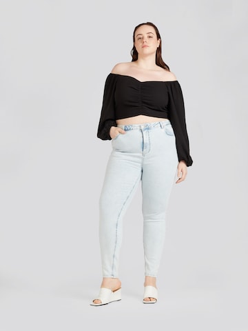 CITA MAASS co-created by ABOUT YOU Slimfit Jeans 'Juliana' i blå