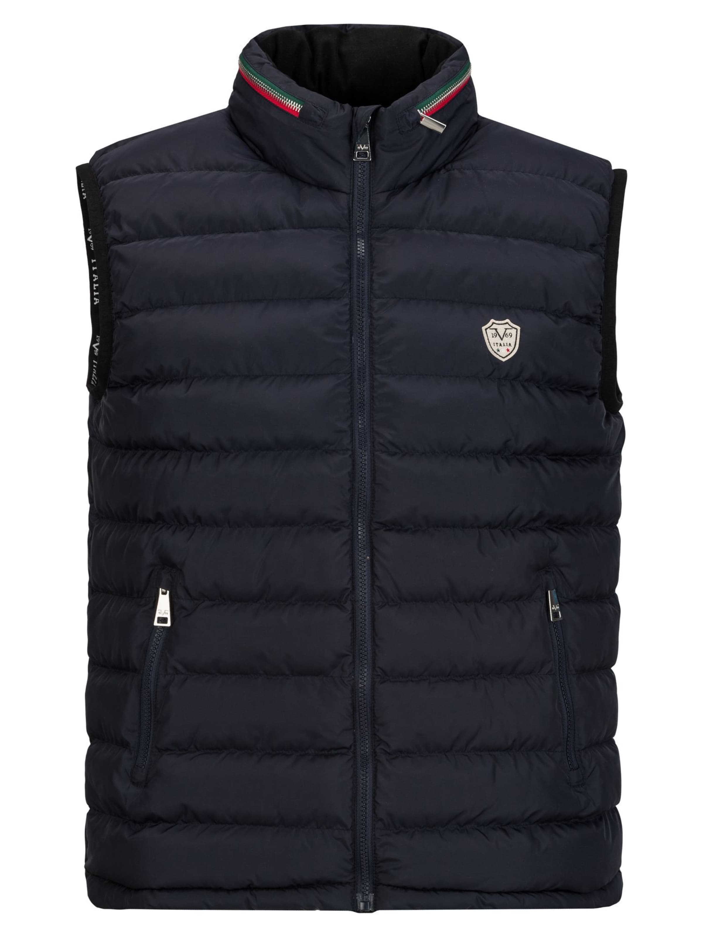 19V69 ITALIA Vest 'Jay' in Blue: front