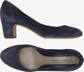 Roberto del Carlo Pumps 36,5 in Blau: Vorderseite