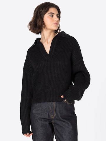 Gina Tricot Sweater 'Lottie' in Black: front