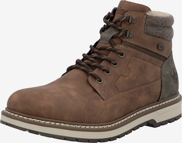 Boots stringati di Rieker in marrone: frontale