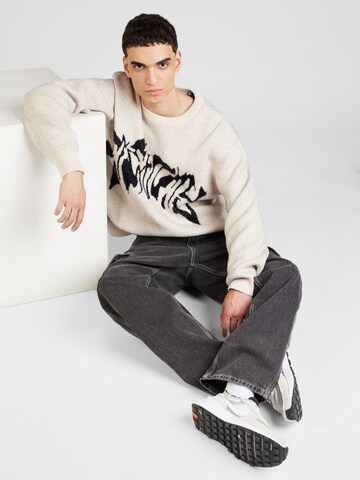 WEEKDAY Neulepaita 'Fabian' värissä beige