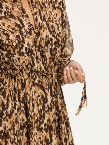 Shiwi Платье 'JADE LEOPARD' в Коричневый