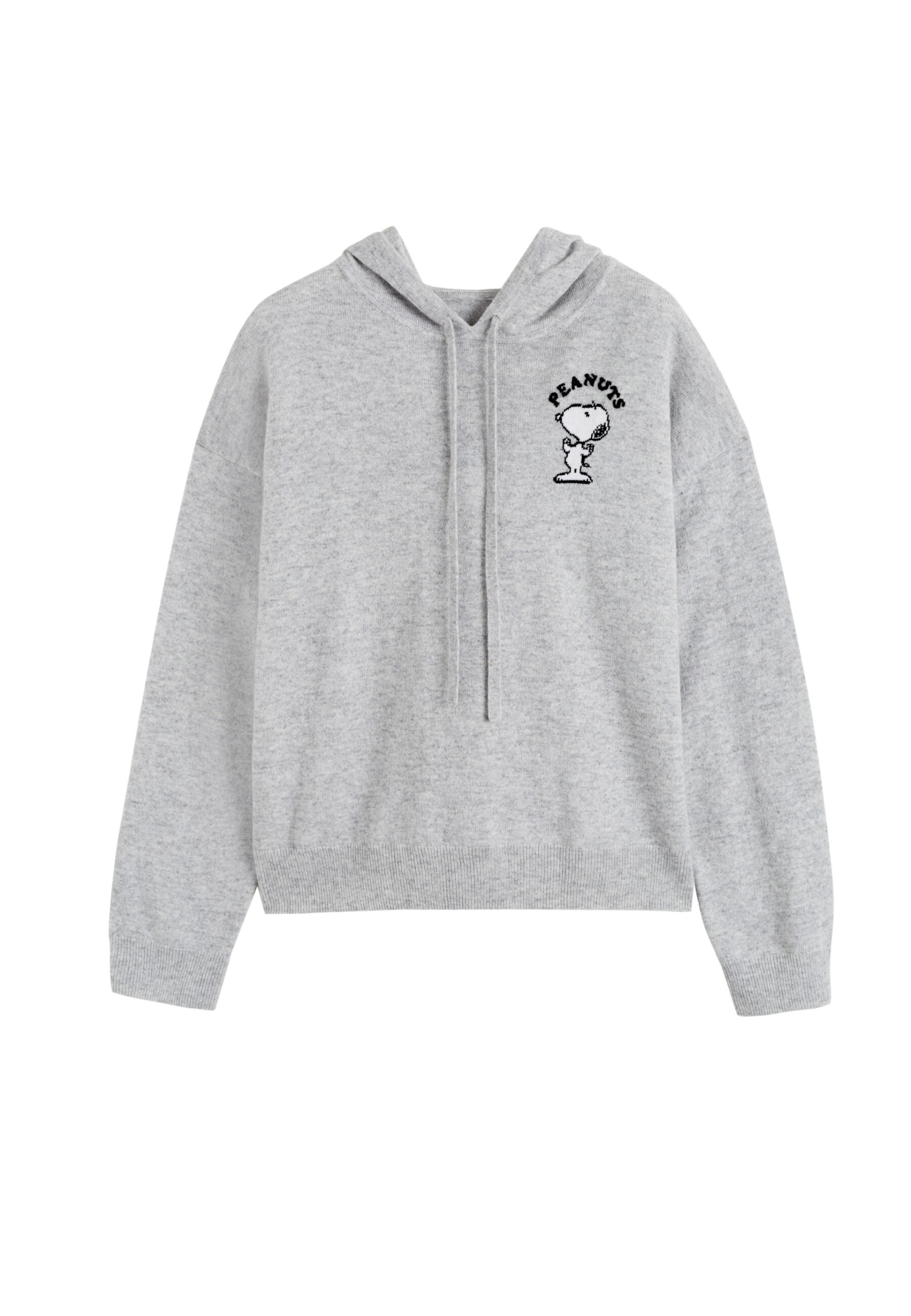Pullover 'Peanuts Athletics Dpt' di Chinti & Parker in grigio: frontale