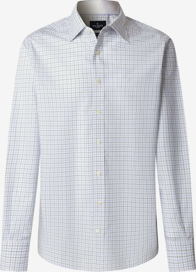 Hackett London Button Up Shirt 'POPLIN TATTERSALL' in XXXL in Green / White, Item view