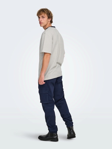 Only & Sons Shirt 'ONSFRED' in Beige