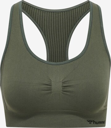 Hummel Sports Bra in Green: front