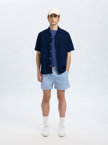 SELECTED Comfort fit Overhemd in Blauw