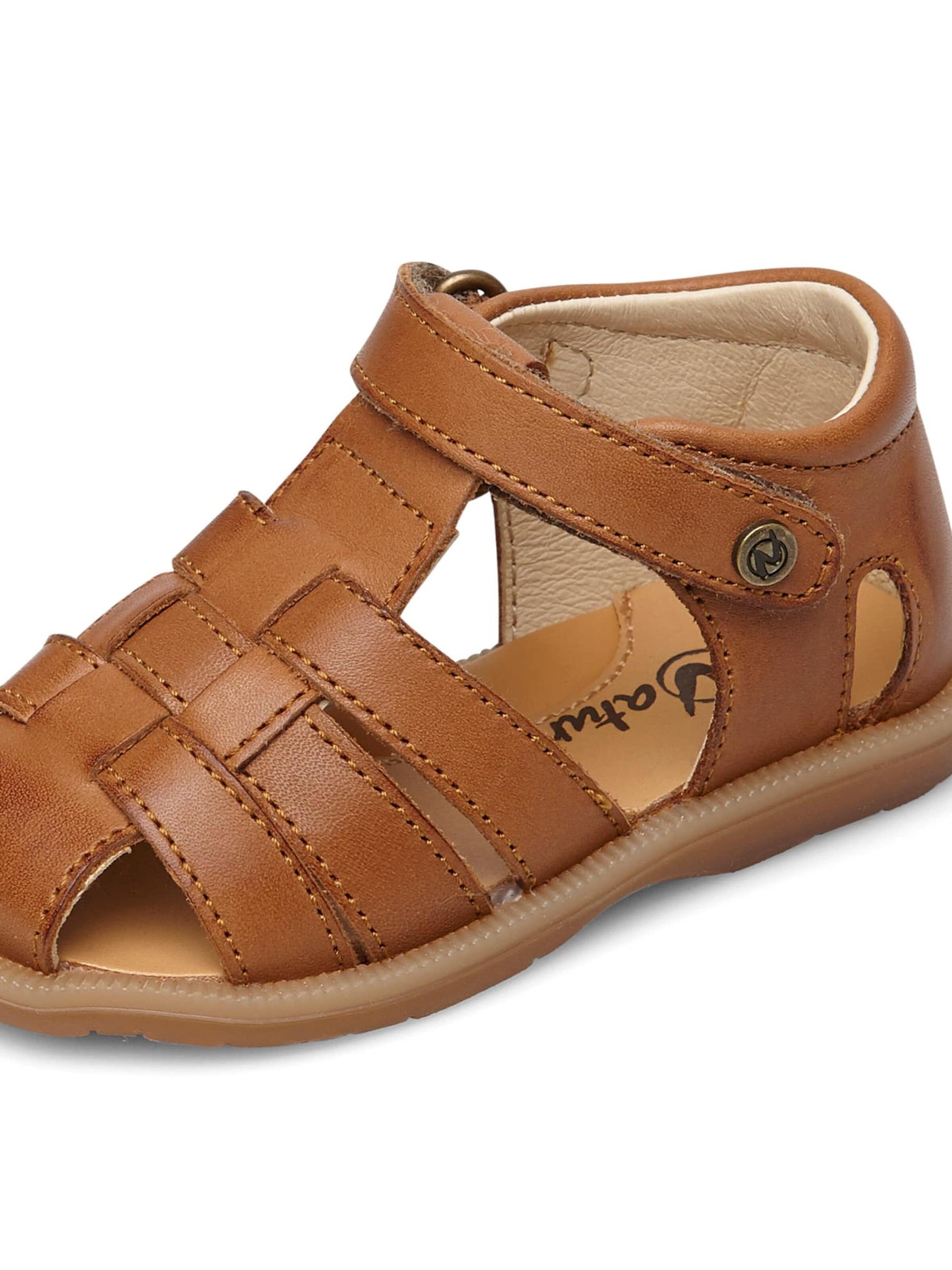 NATURINO Open schoenen 'ZAFFIRO' in Bruin